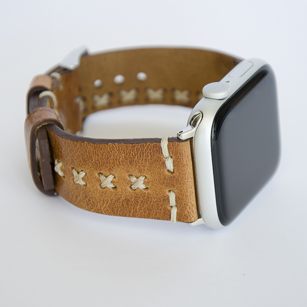 Apple Watch Bőr Szíj Hímzett 