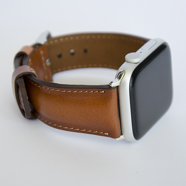 Apple Watch Bőr Szíj Barna