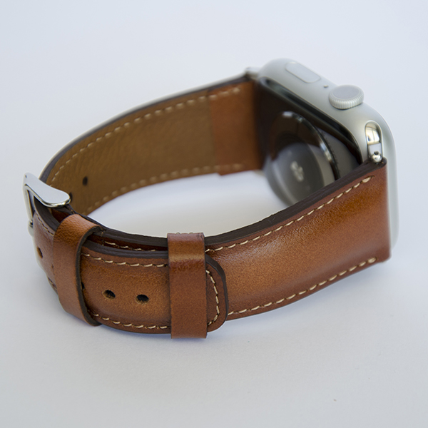 Apple Watch Bőr Szíj Barna