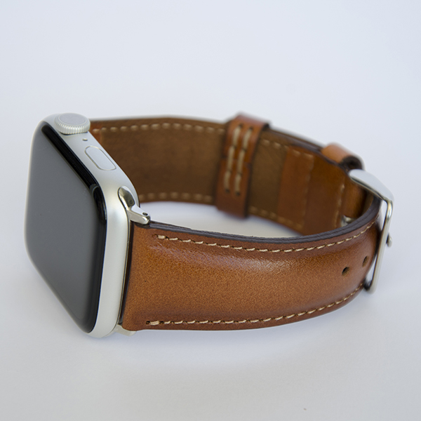 Apple Watch Bőr Szíj Barna