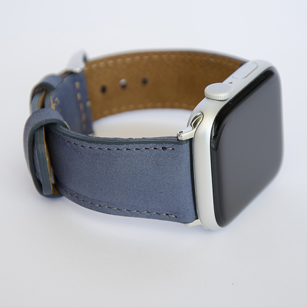 Apple Watch Bőr Szíj Kék