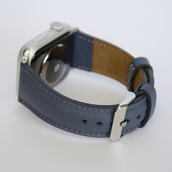 Apple Watch Bőr Szíj Kék